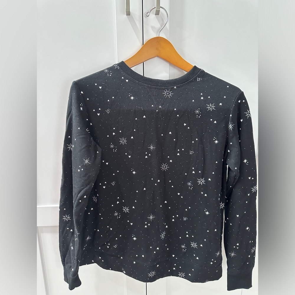 Stars above starry black sweater size small